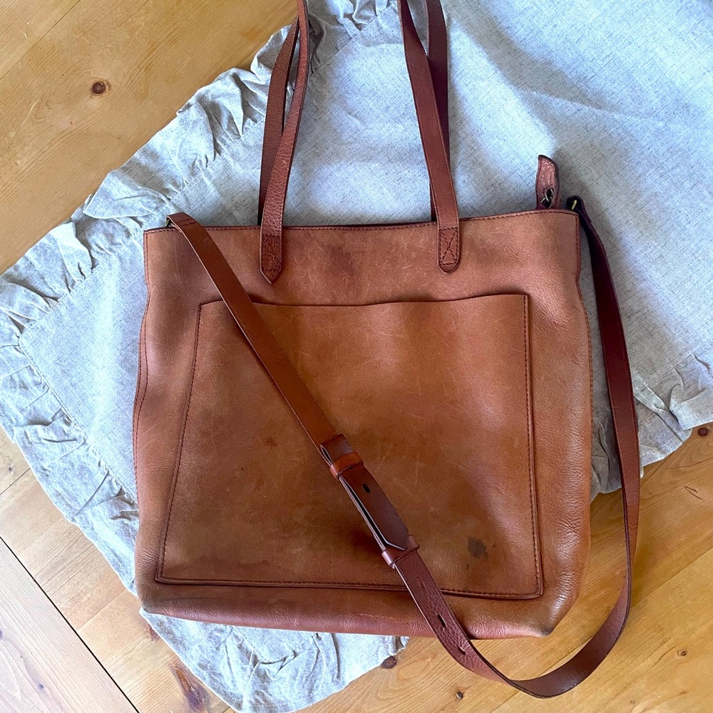 Madewell medium transport tote